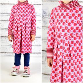 Ebook / Nähanleitung Kleid mit Rollkragen