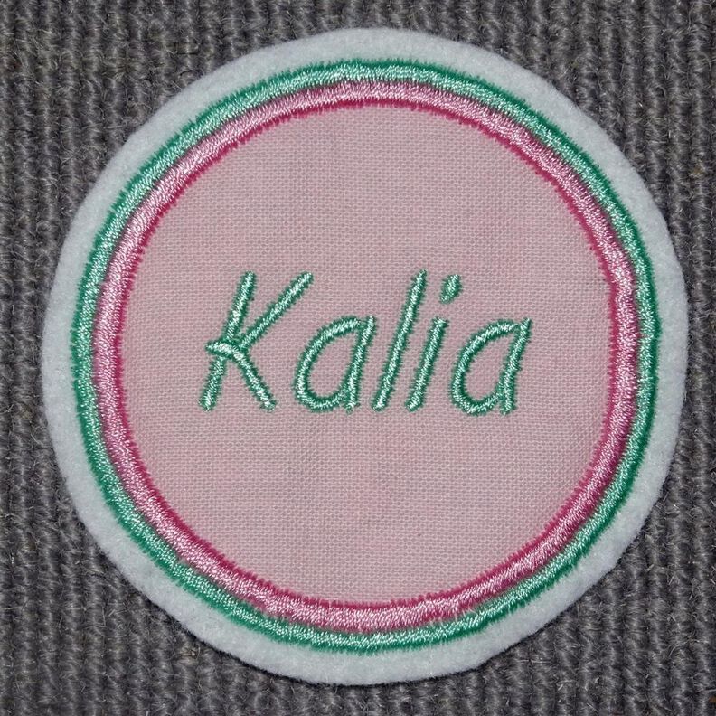 Kreis Rahmen mit doppeltem Rand Stickdatei in 16 Gr. image number 1