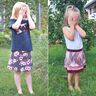Kinder Rock mit Shorts Skort Hosenrock CERGAS ♥ Gr. 92-164 thumbnail number 7