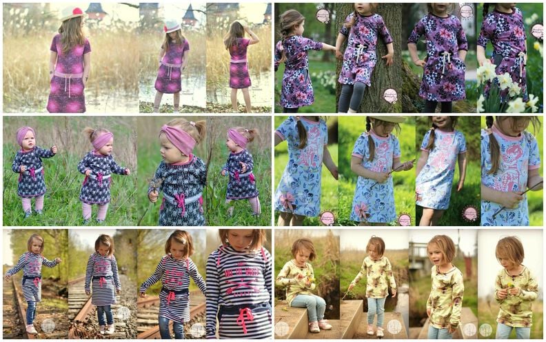 Kleid/Shirt Kinder Schnittmuster Gr. 74-128 -deine HELMA #40 image number 6