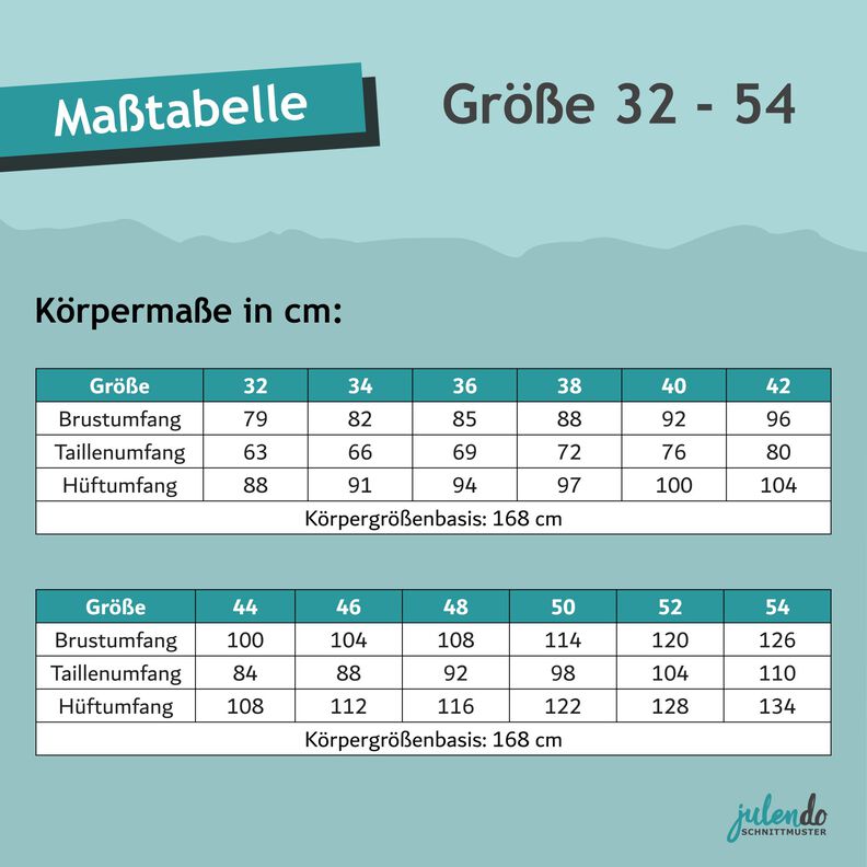 Sweatrock Jule, Gr. 32 bis 54, Schnittmuster mit Ebenen image number 4