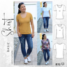  BASIC-SHIRT 1  RUNDHALS  +gratis Plott Schnittmuster thumbnail number 1