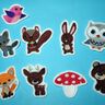 Stickdatei kleine Waldtiere bis 10 cm  thumbnail number 5