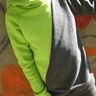 Hoodie Zwulli Kapuzenpullover mit diagonaler asymmetrischer Teilung Größe 74-164 thumbnail number 4