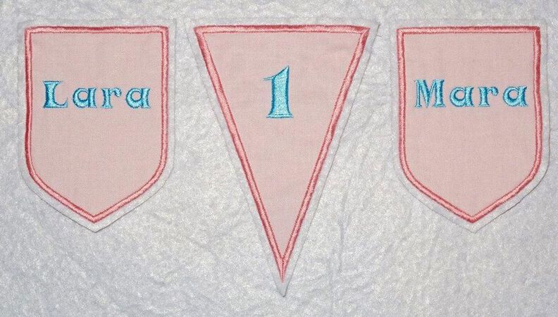 Stickdatei - Wimpel spitz Rahmen Dreieck image number 2