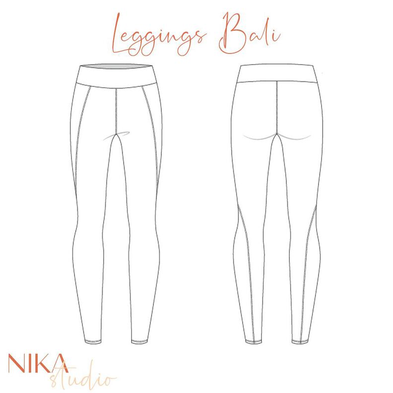 Schnittmuster E-Book Leggings Bali Gr.34-44 image number 2
