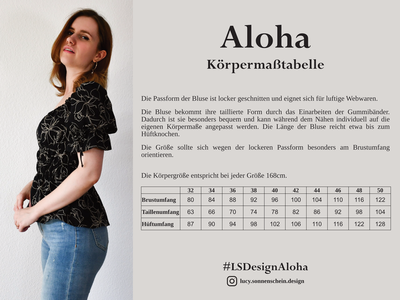 Milchmädchen Bluse/Top Aloha - Gr. 32-50 image number 2