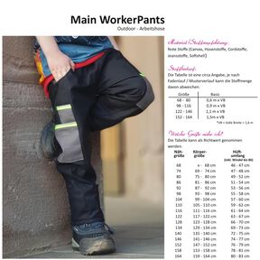 Main(e) WorkerPants - 68-164 - inkl. Beamerdatei