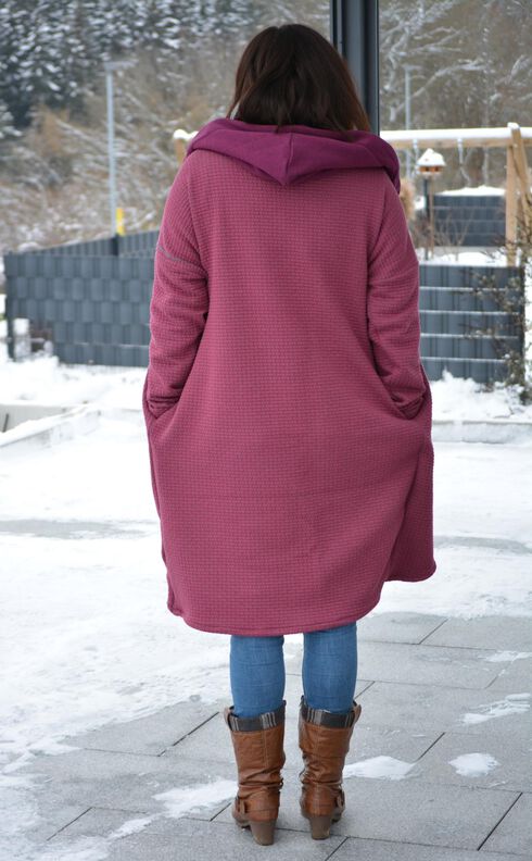 Sweatmantel SUMARE  (XXS-3XL) Schnittmuster Jacke Mantel image number 2