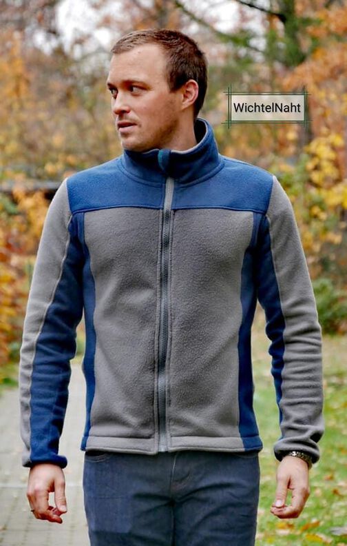 Fleecejacke Herren Schnittmuster Gr. XS-4XL -sein PEDRO #84 image number 5
