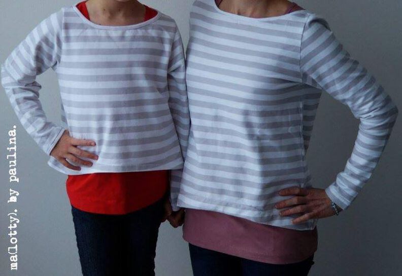 Ebook/Nähanleitung Doppel-Shirt MALOTTY Damen  Gr. 32-48 image number 3