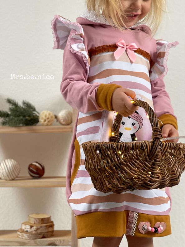Schnittmuster Sweatkleid Milli inkl. Beamerdatei GR. 116-140 image number 8