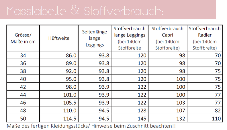 Anleitung  lillesol women Leggings *mit A0-Datei + Video* image number 6