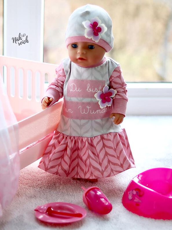 *Püppi´s little Diva* Puppenkleid, inkl. Beanie & Leggings image number 4