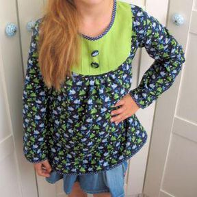 Ebook/N&auml;hanleitung Bluse MINA Gr. 74/80-158/164