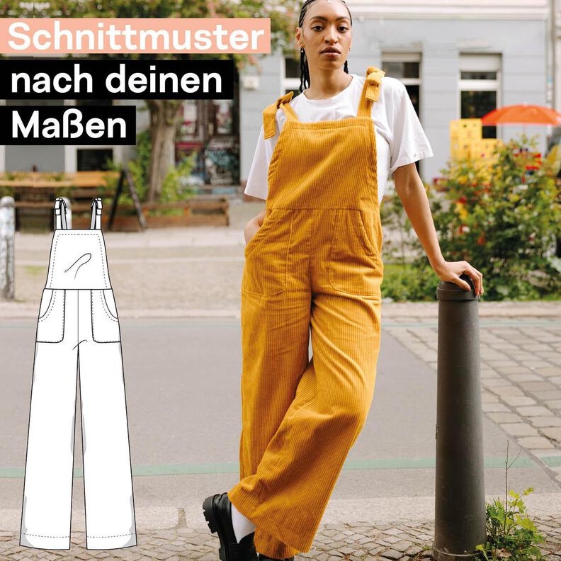 Schnittmuster nach Maß: Latzhose Schnittmuster Jumpsuit image number 1