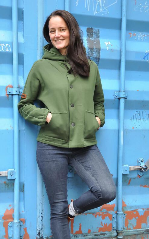 Wolljacke, Sweat (34-56) ROXO Damen Jacke Schnittmuster image number 10