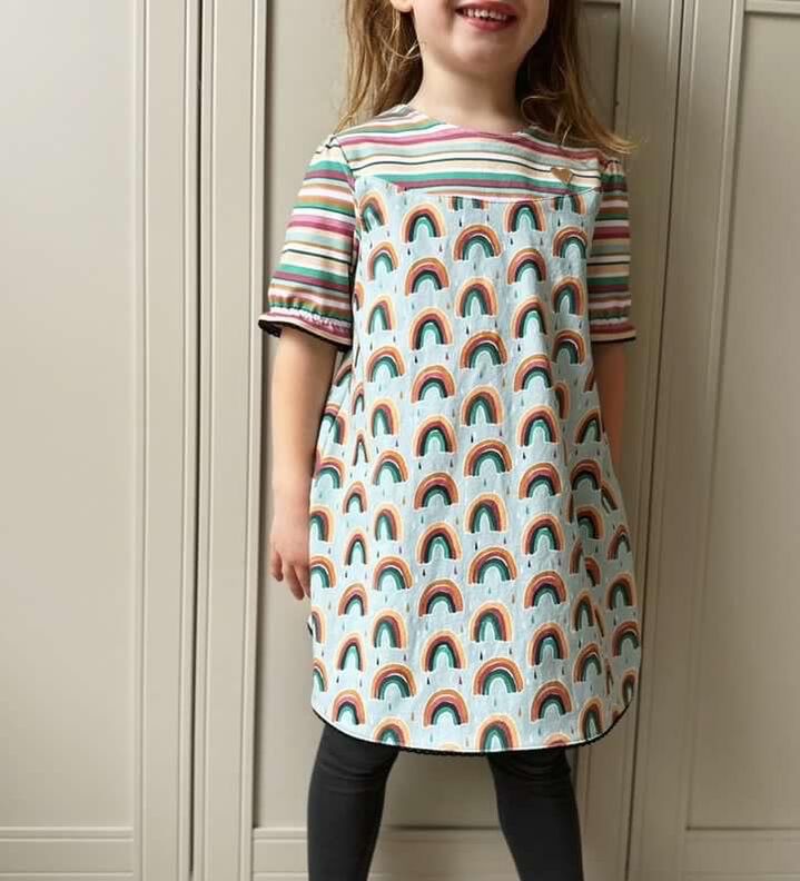 Kinder Kleid Matilda Nähanleitung und Schnittmuster 92-140 image number 2