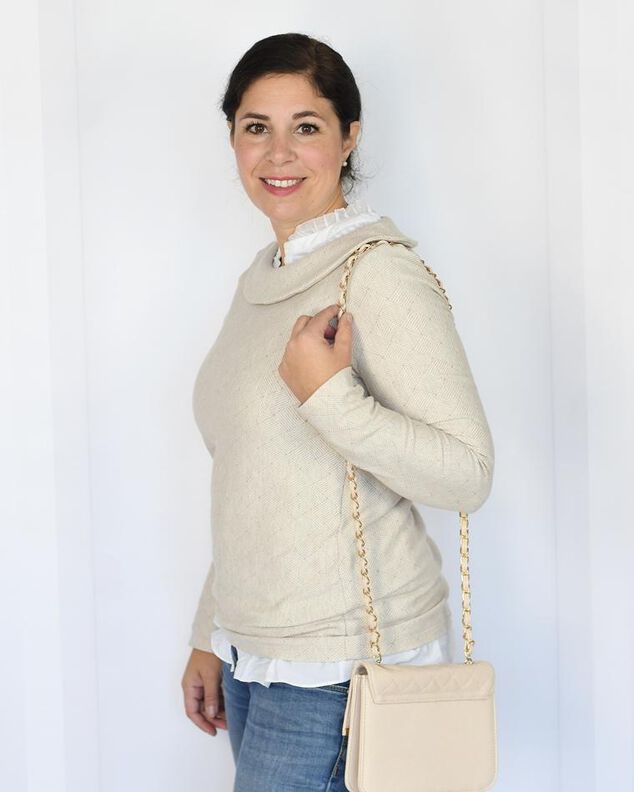 Schnittmuster lillesol women No.47 Shirt mit UbootKragen image number 2