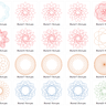 Stickdatei 49 XXL Zirkel Mandala Blumen 16 - 20cm Teil 1 thumbnail number 6