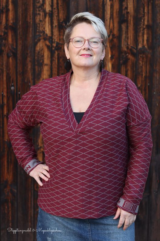 Anleitung Pullover mit Kragen "Vinta" *mit A0-Datei + Video* image number 3