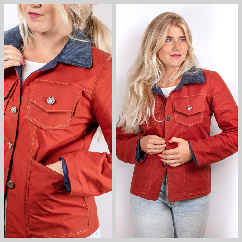 Jacke #Leila Nähanleitung und Schnittmuster (XS-XL) image number 1