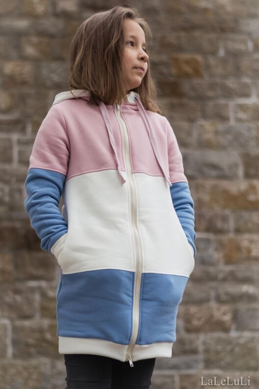 Sweatjacke Kinder - Schnittmuster Gr. 128-176 - CLARA #115 image number 6