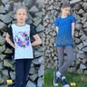 Kinder Shirt Schmal mit Kurz- & Langarm LALU ♥ Gr. 92-164 thumbnail number 5