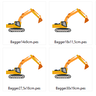 Bagger Stickdatei thumbnail number 2