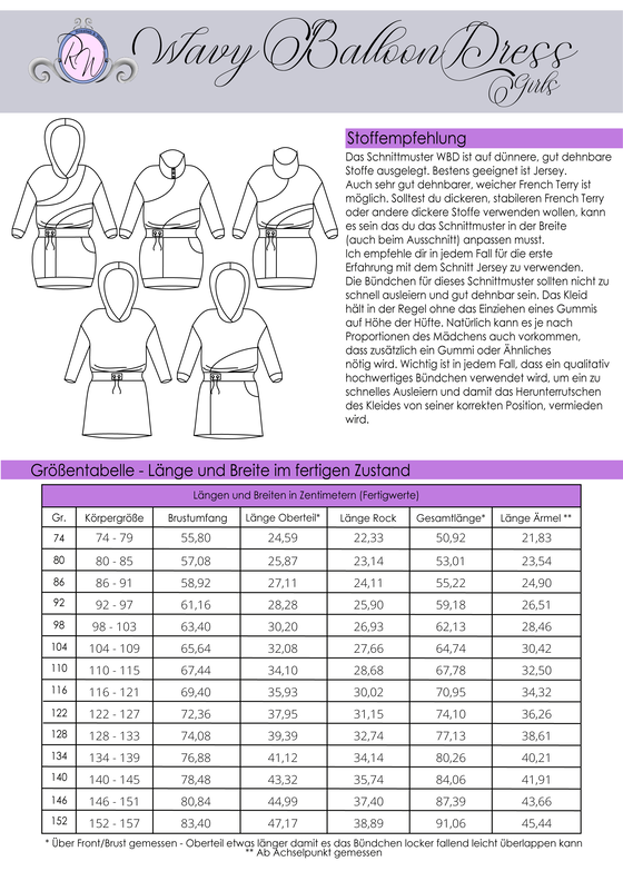 WavyBalloonDress Girls Gr. 74 bis 152 image number 2