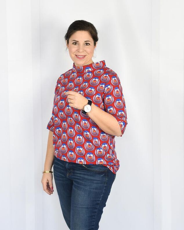 Ebook / Schnittmuster lillesol women No.51 Olivia-Bluse image number 2