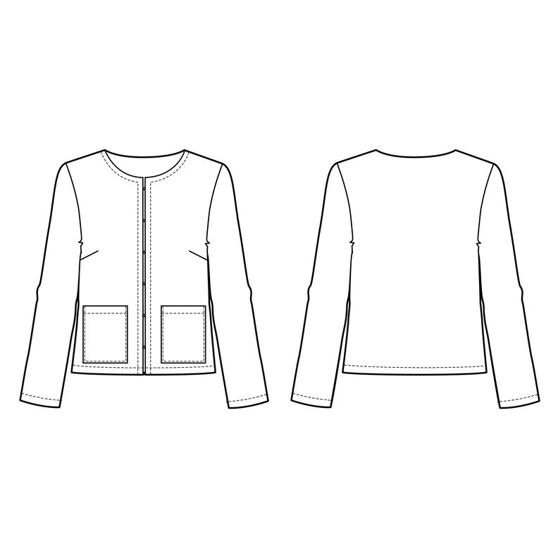 Damen Jacke Kurzjacke Blazer Shaket RESMI ♥ Gr. XS-XXL image number 10