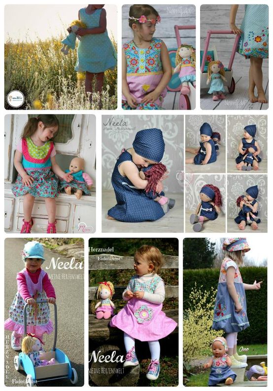 Ballonkleid Kinder Schnittmuster Gr. 74-146 - deine NEELA #6 image number 2