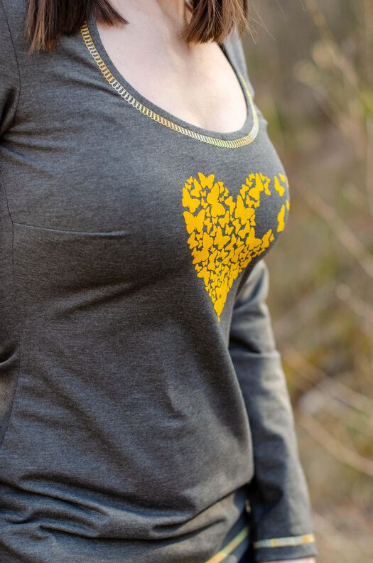 Shirt PETITE LONA Gr. 34-50 PDF-Schnitt A4, A0, Anleitung image number 3