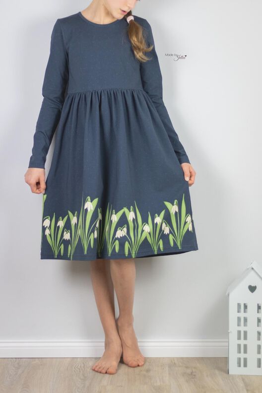 Basic Kleid BEAMER Version - Gr. 86-164 image number 10