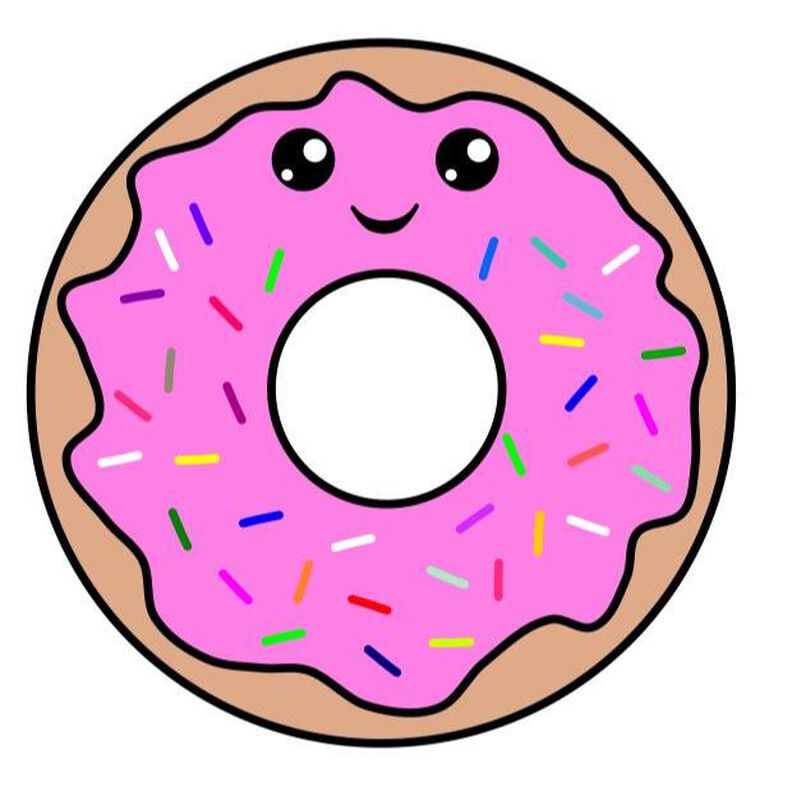 Donny Donut Plotterdatei DXF SVG image number 1