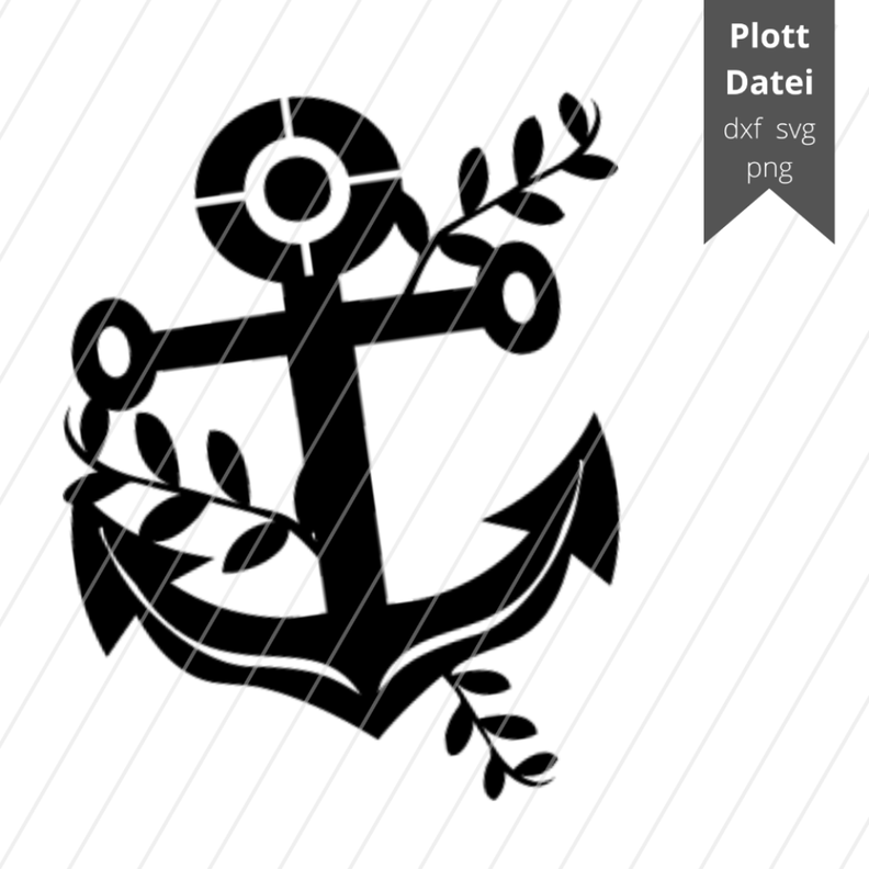 Plotterdatei Anker maritim image number 1
