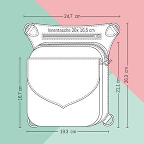 Festivaltasche Toria  Schnittmuster und Nähanleitung