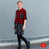 Upcycling Hemdblusenkleid "Carla" für alle Größen thumbnail number 1