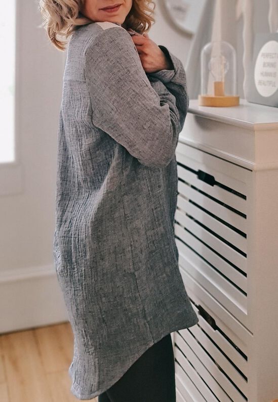 Oversized Bluse "Cotton" (Gr. 34 - 48) image number 4
