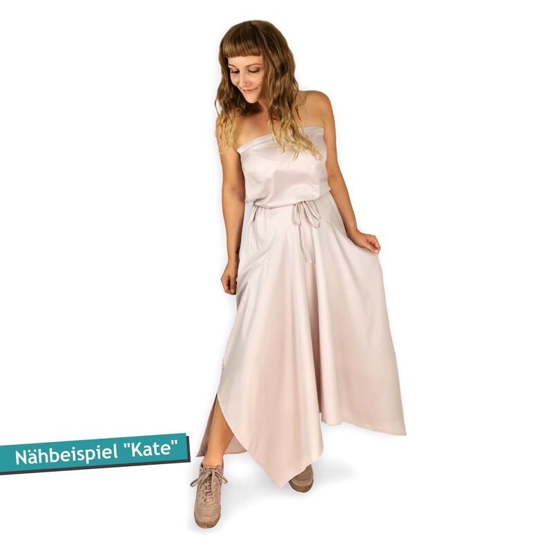 Sommerkleid + Rock "Kate" Gr. 32-44, Schnittmuster m. Ebenen image number 7