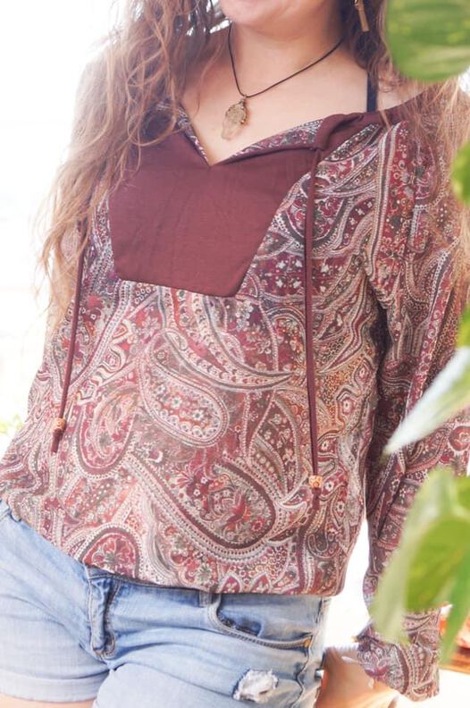 Raglan-Bluse/Kleid "Boholicious" Gr.32-46 SM&Nähanleitung image number 4