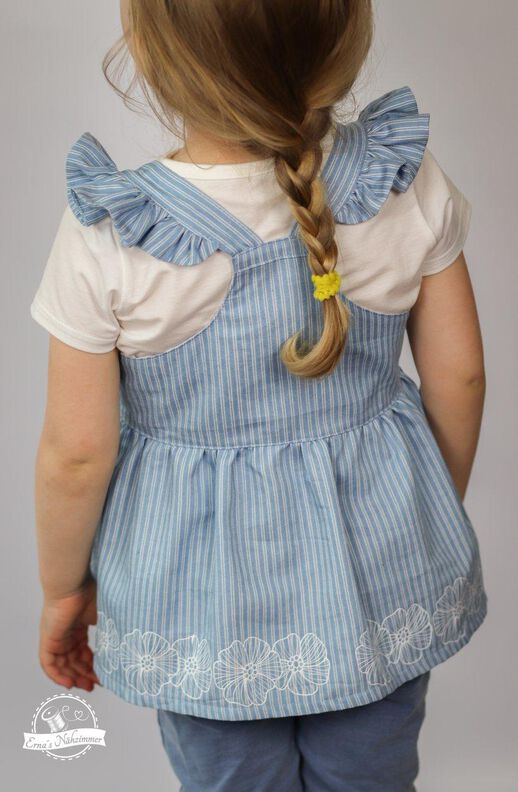 *Summer Cotton Dress* Kleid GR. 74 BIS 152 Latzkleid Tunika image number 6