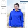 Hoodie für Damen –  Schnittmuster Gr. 32-58 – Boston thumbnail number 1