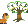 Stickdatei Taschenmotiv + Kissen Pferd ITH         thumbnail number 2