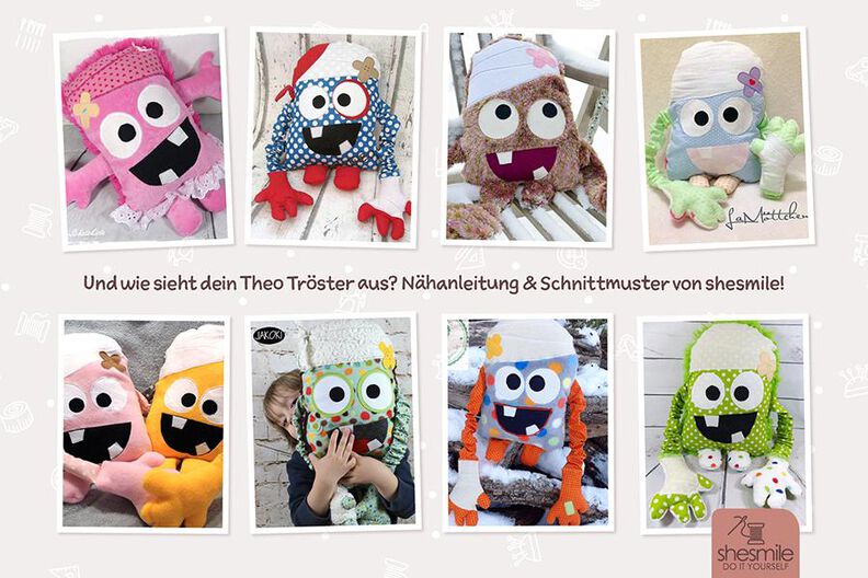 Kummermonster TheoTröster (Nähanleitung & Schnittmuster) image number 2