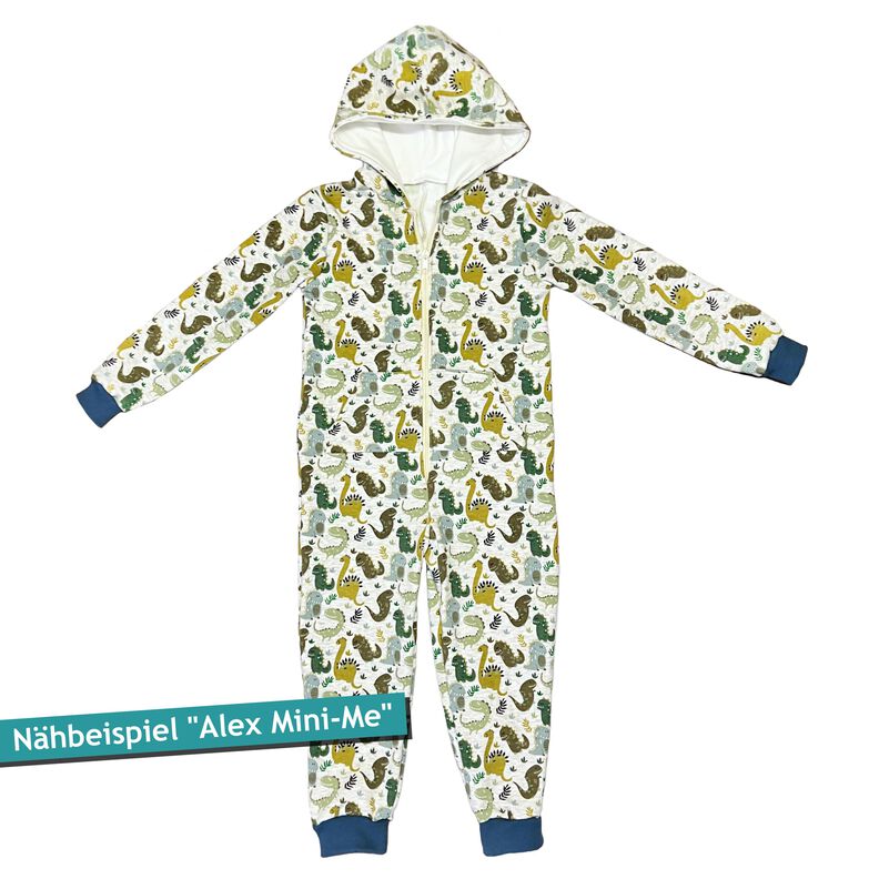 Kinder Jumpsuit, Gr. 92/98 -140/146, Schnittmuster m. Ebenen image number 5