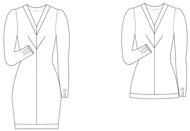 Pulli Martine Gr. 34-52, PDF-Schnittmuster A4 und A0 image number 3