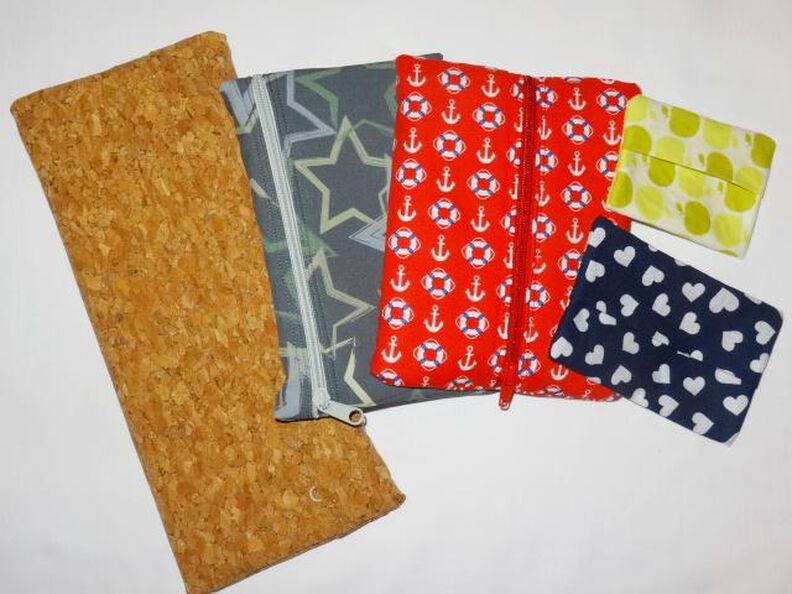 Set 4 schnelle Taschen im Sparset aus nur einem Stoffstück image number 2