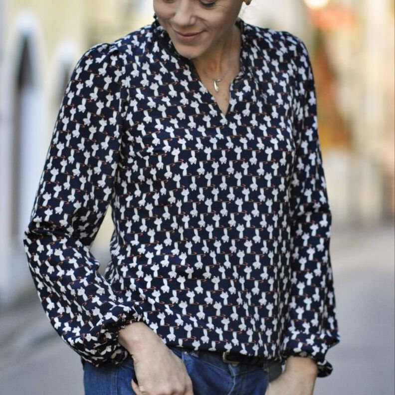 Bluse Damen - eBook Schnittmuster - 32-54 - Madrid#135 image number 1